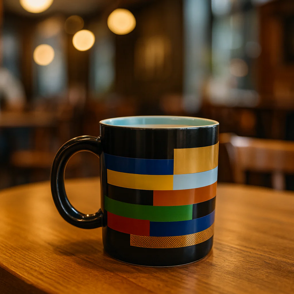 Taza Cerámica Multicolor - 320 ml - Image 4