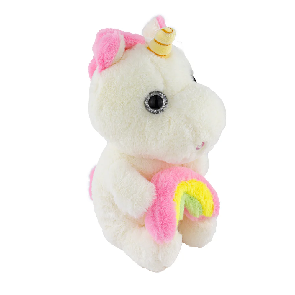 Muñeco de Peluche - Unicornio Blanco con Arcoíris - Image 2
