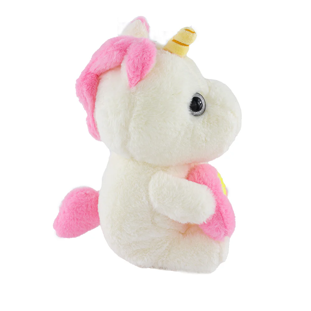 Muñeco de Peluche - Unicornio Blanco con Arcoíris - Image 3