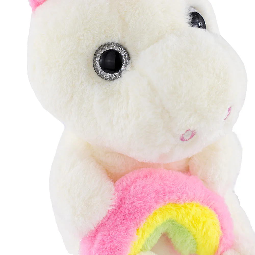 Muñeco de Peluche - Unicornio Blanco con Arcoíris - Image 4