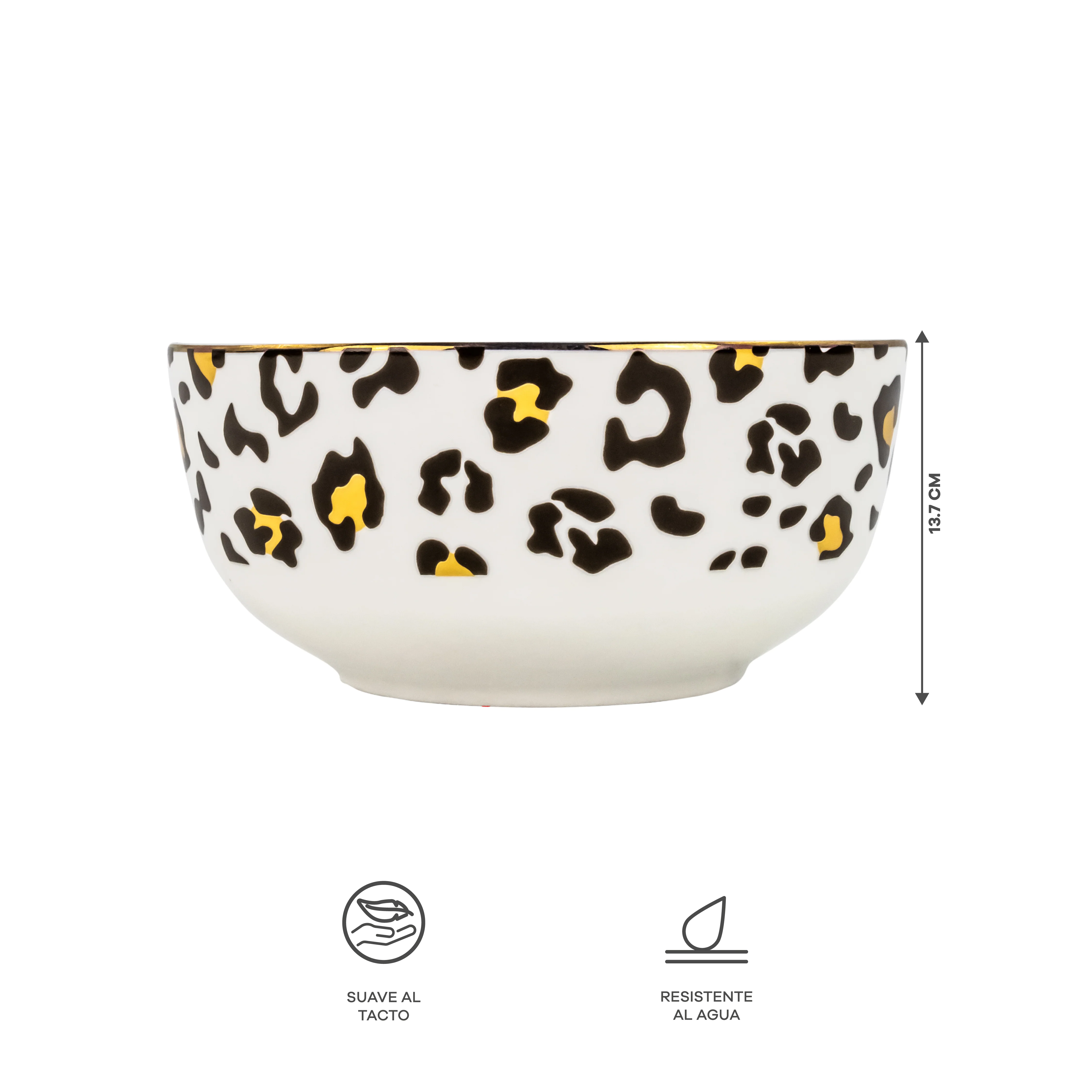 Vajilla Animal Print para 6 Personas - Cerámica Estampada 24 piezas - Image 5