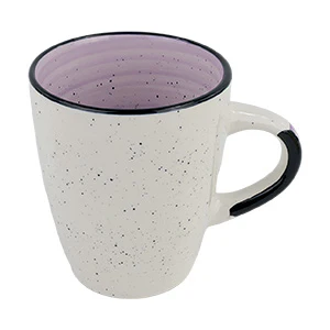 Vajilla SIGNE Set Individual - Cerámica Blanca/Lila 4 piezas - Image 8