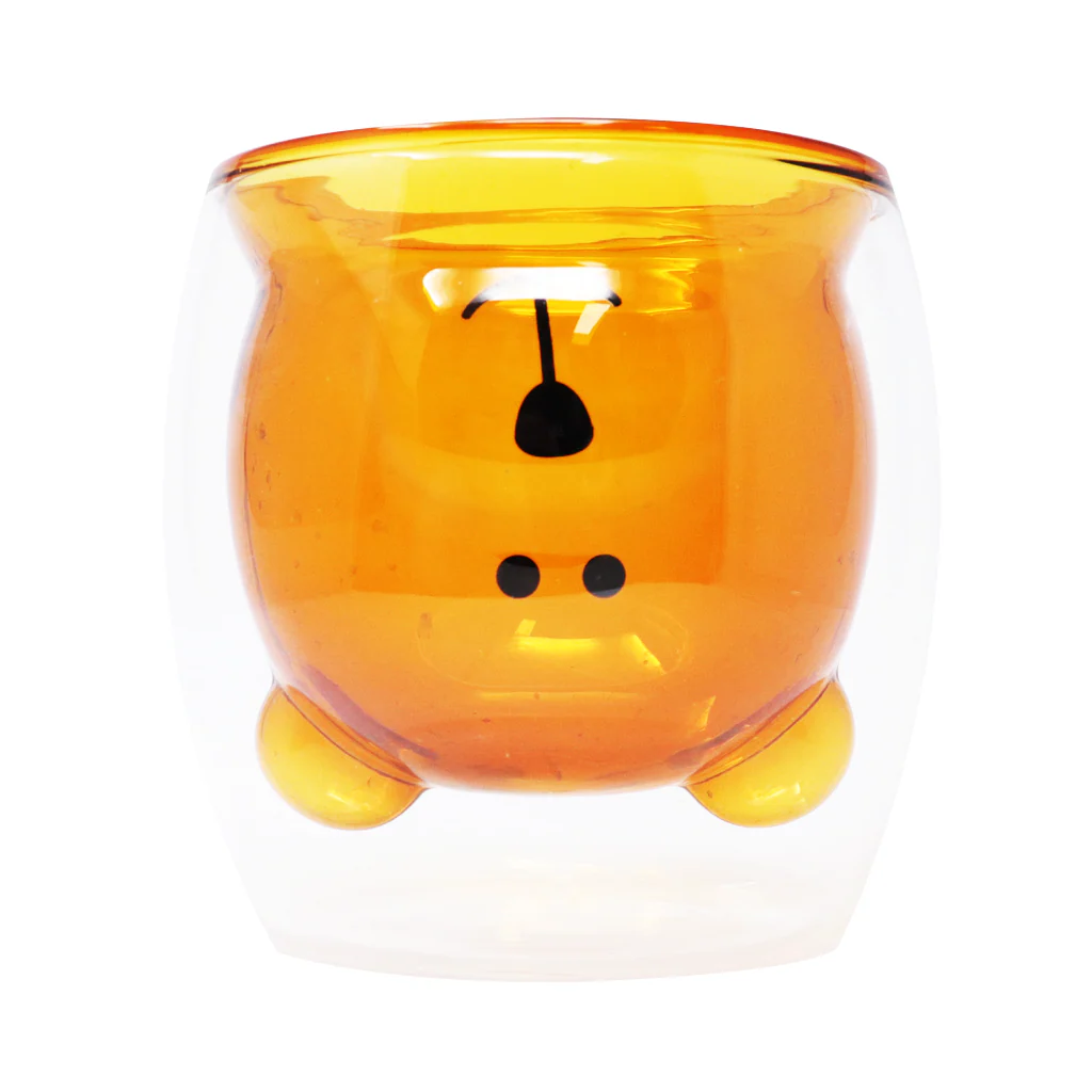 Vaso de Vidrio con Diseño 3D de Oso Varios Colores 9 x 8.5 x 7 cm - Image 12