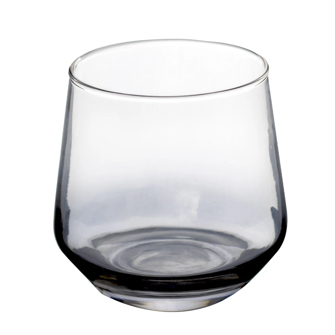 Set de 6 Vasos de Cristal Humo Transparente - 390 ml - Image 3